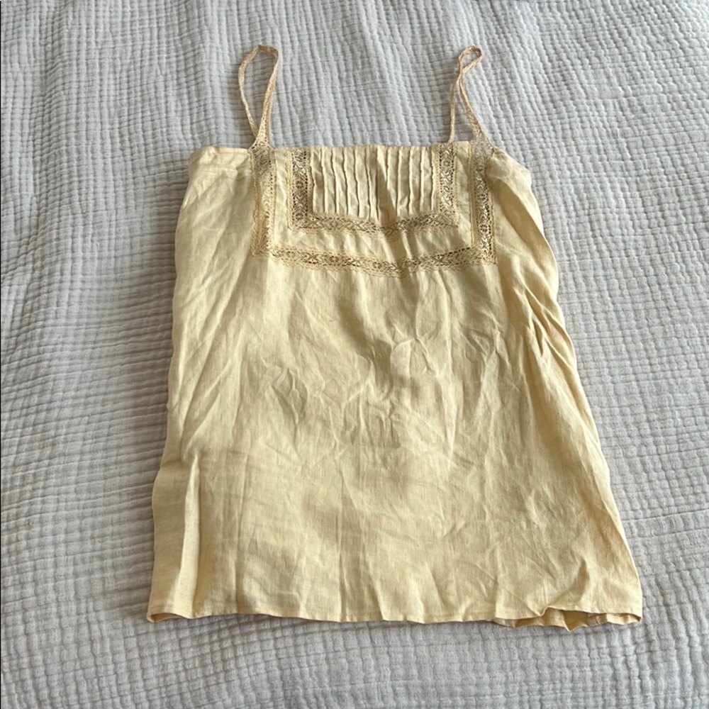 Reformation Yellow Dress